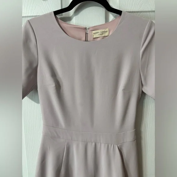 Rachel Parcell Cascade Sheath Dress Sz XS Pale Sweet Lilac Dress Lavender EUC - Picture 3 of 12